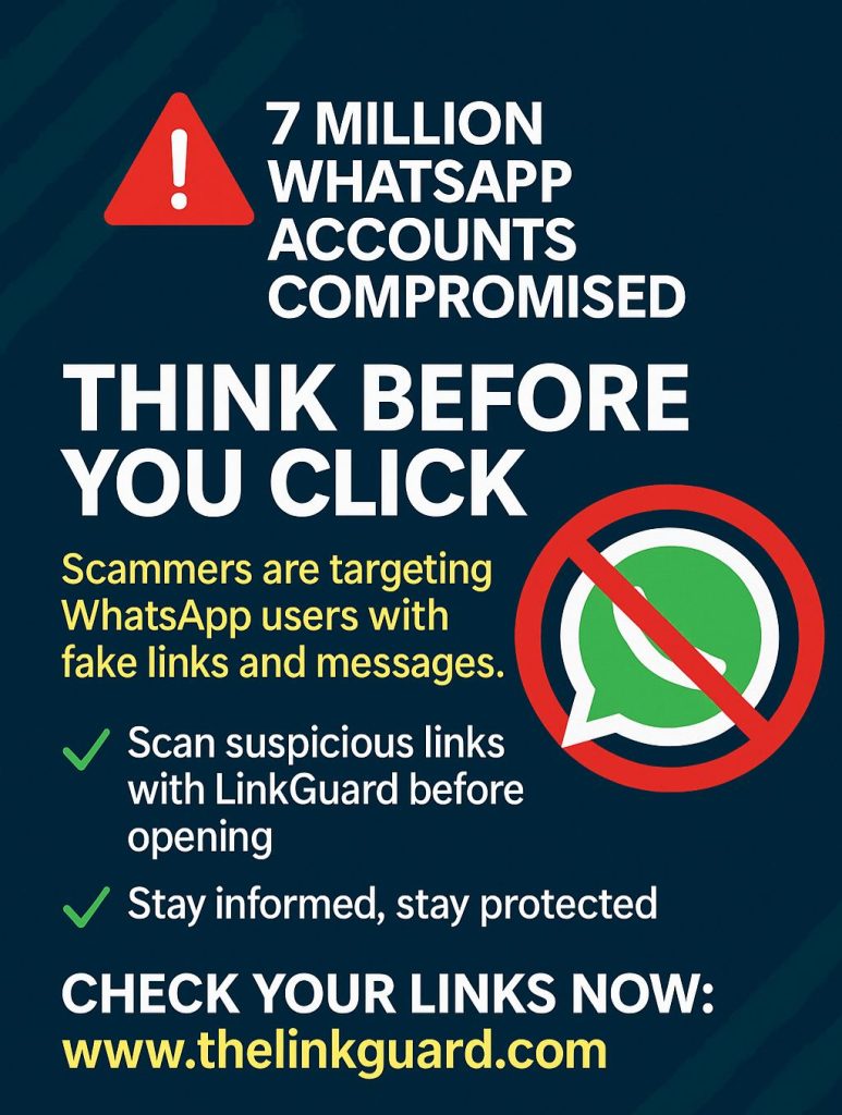 7 Million WhatsApp Accounts Linked to Scams: What You Need to Know